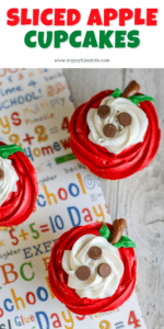 Sliced Apple Cupcakes