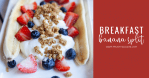 Breakfast Banana Split