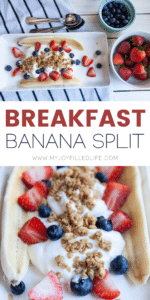 Breakfast Banana Split