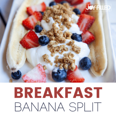 Breakfast Banana Split