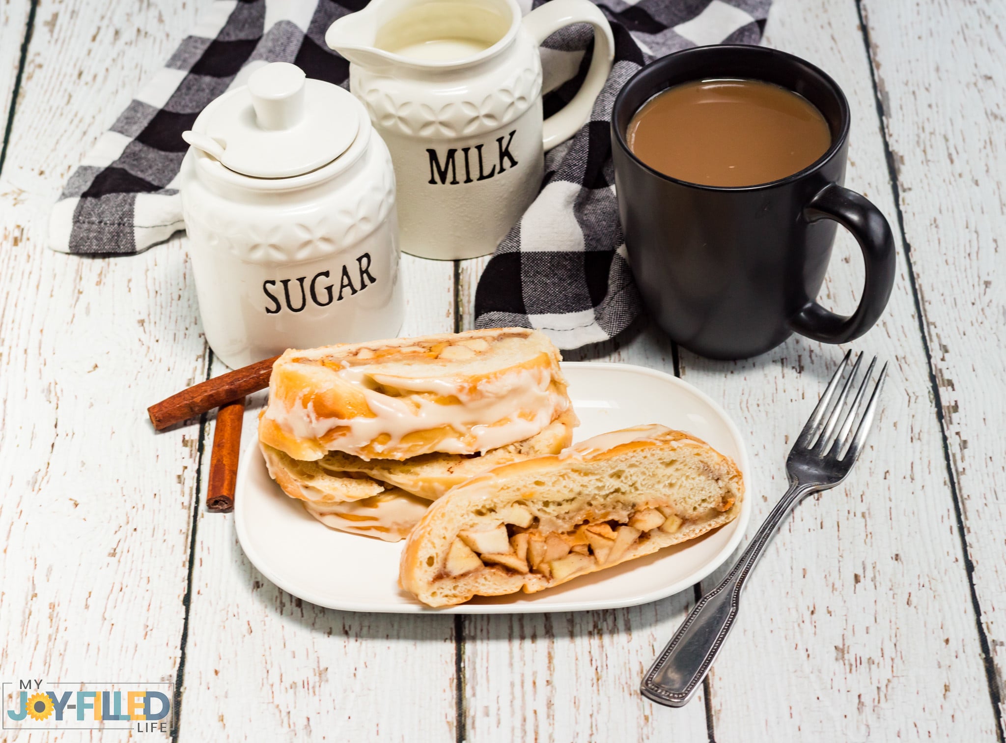 Apple Cinnamon Bread on a plate