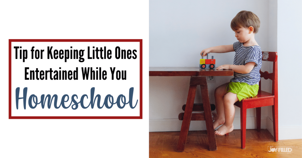 Tips for Keeping Little Ones Entertained While You Homeschool