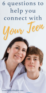 Questions to connect with teen