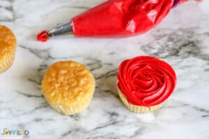 Sliced Apple Cupcakes Step 1
