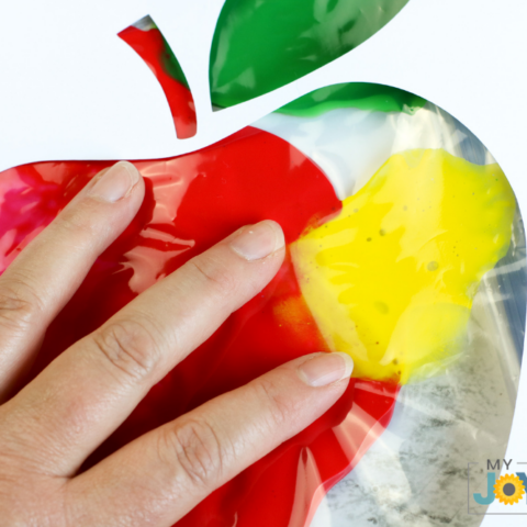 Apple Sensory Painting Activity