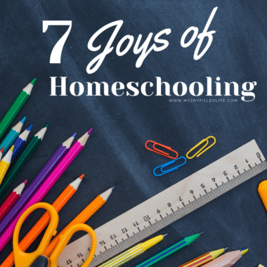 joys of homeschooling