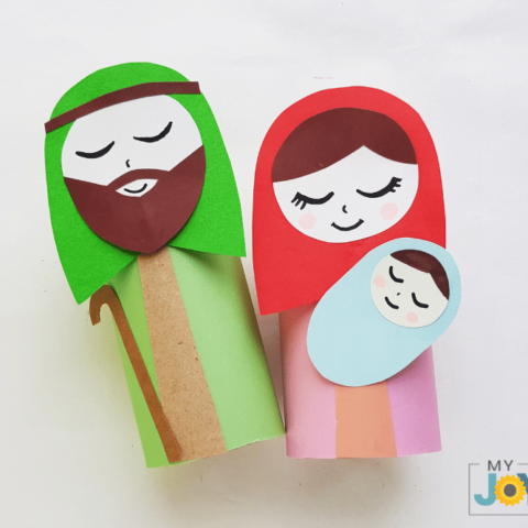 Nativity Cardboard Tube Craft