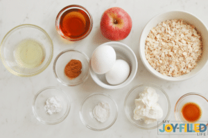 Apple Cinnamon Breakfast Bars ingredients