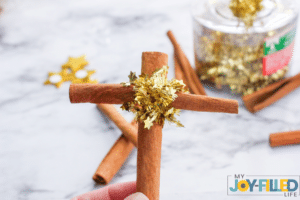 making the cross