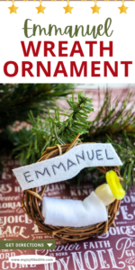 Emmanuel Wreath Ornament
