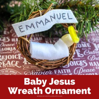 Emmanuel Wreath Ornament