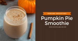 Immune Boosting Pumpkin Pie Smoothie
