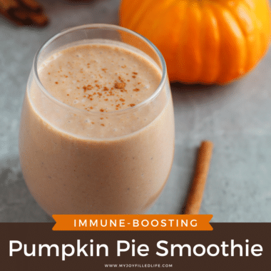 Immune Boosting Pumpkin Pie Smoothie