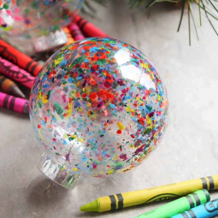 Melted Crayon Ornaments