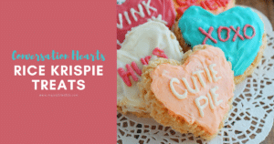 Conversation Hearts Krispie Treats FB