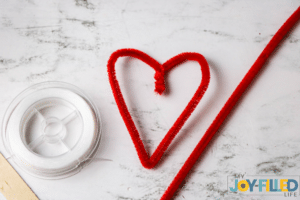 making hearts with stems