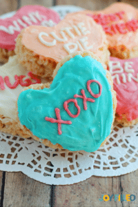 heart rice krispie treats