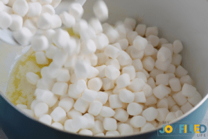melting marshmallows