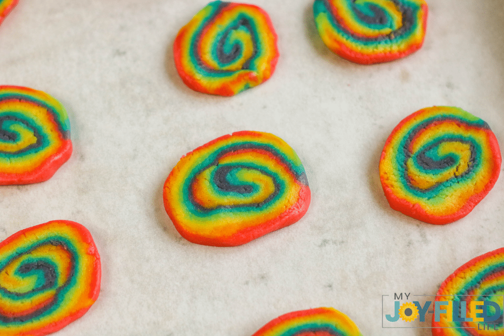 rainbow swirl cookies 