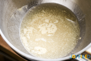 letting the yeast bloom