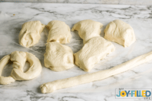 rolling the dough