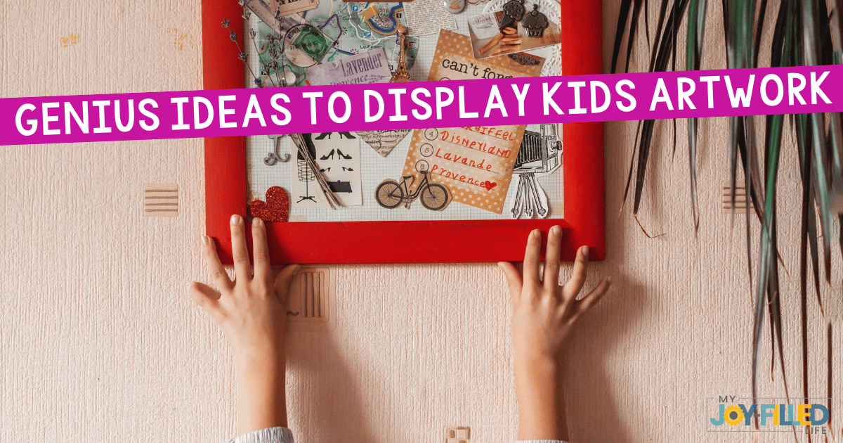 Are you looking for ideas for displaying kids artwork, so it doesn't just get forgotten in a dark box within a week? You may think you're bound to refrigerators and magnets for hanging art work, but there are a plethora of other ways to display children's artwork! Here are some creative ways to display children’s artwork that are actually genius, not just cute!