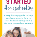 Are you thinking about homeschooling but wondering, "How do I start homeschooling"? Here's everything you need to know to start your homeschool journey! From deciding if homeschooling is right for your family, to finding the right curriculum and creating a homeschool schedule, we've got you covered. Learn how to confidently start homeschooling from a 10+ year homeschool veteran!