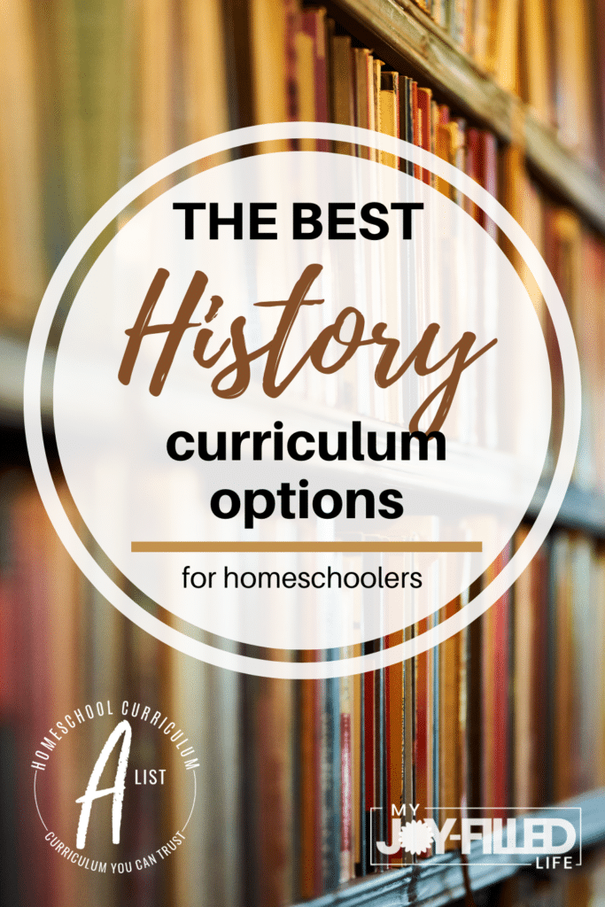 Homeschool History Curriculum My JoyFilled Life