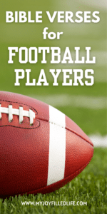 Bible Verses for Football Players