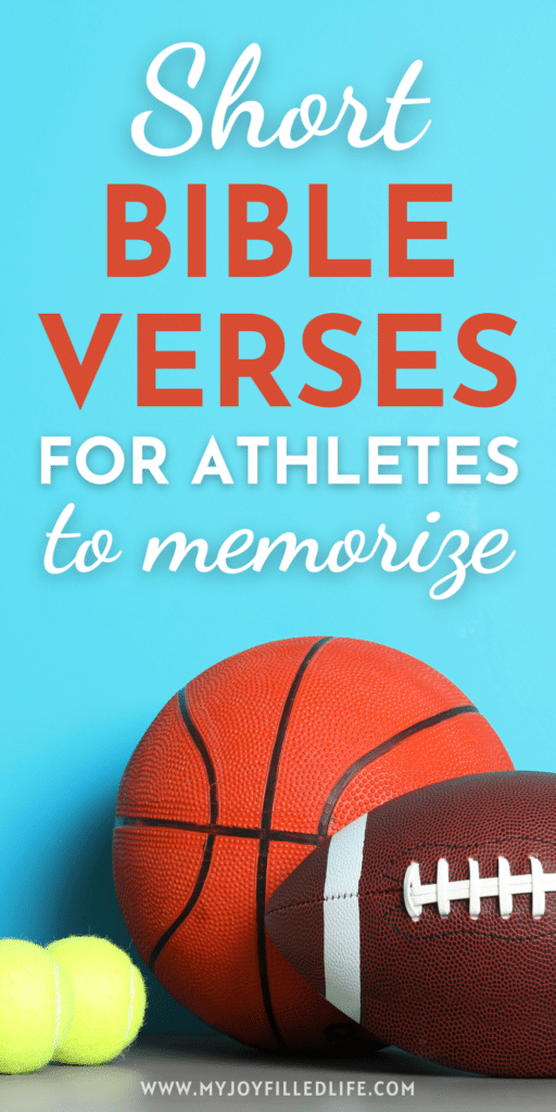 List of 10 short bible verses for athletes to memorize