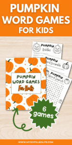 Printable Pumpkin Games for Kids
