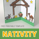 Simple Nativity Christmas Card
