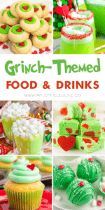 Grinch-Themed Food and Drinks for a Christmas Party