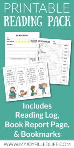 Free Printable Reading Pack for Kids