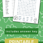 St. Patrick’s Day Word Puzzle Printables