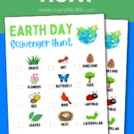 Earth Day Scavenger Hunt Printable for Kids