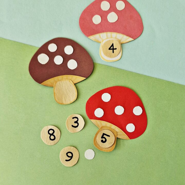 Mushroom Counting Craft