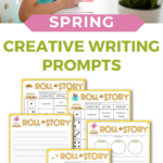Spring Writing Prompts – Roll-A-Story Printable for Kids