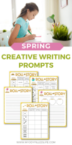 Spring Writing Prompts – Roll-A-Story Printable for Kids