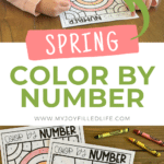 Free Printable Spring Color by Number Pages