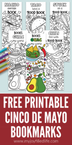 Printable Cinco de Mayo Bookmarks for Kids