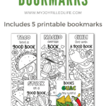 Cinco de Mayo Coloring Bookmarks
