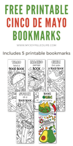Cinco de Mayo Coloring Bookmarks