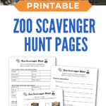 Zoo Scavenger Hunt with 3 Difficulty Levels – Perfect for All Ages!