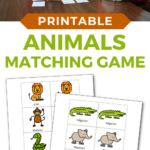 Animal Matching Game Printable – Noah’s Ark Activity
