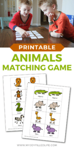 Animal Matching Game Printable – Noah’s Ark Activity