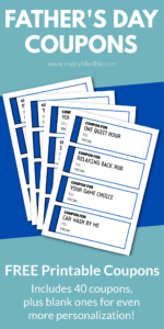 Free Printable Father’s Day Coupons
