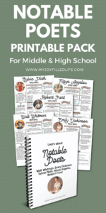 Notable Poets Printable Pack