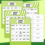 Free Grammar Bingo Game for Kids