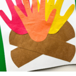 Easy Handprint Campfire Craft